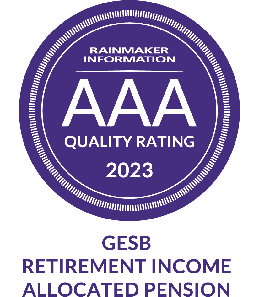 Rainmaker AAA Quality Rating 2023 – GESB Retirement Income Allocated Pension