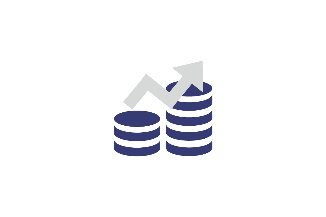 Icon representing savings