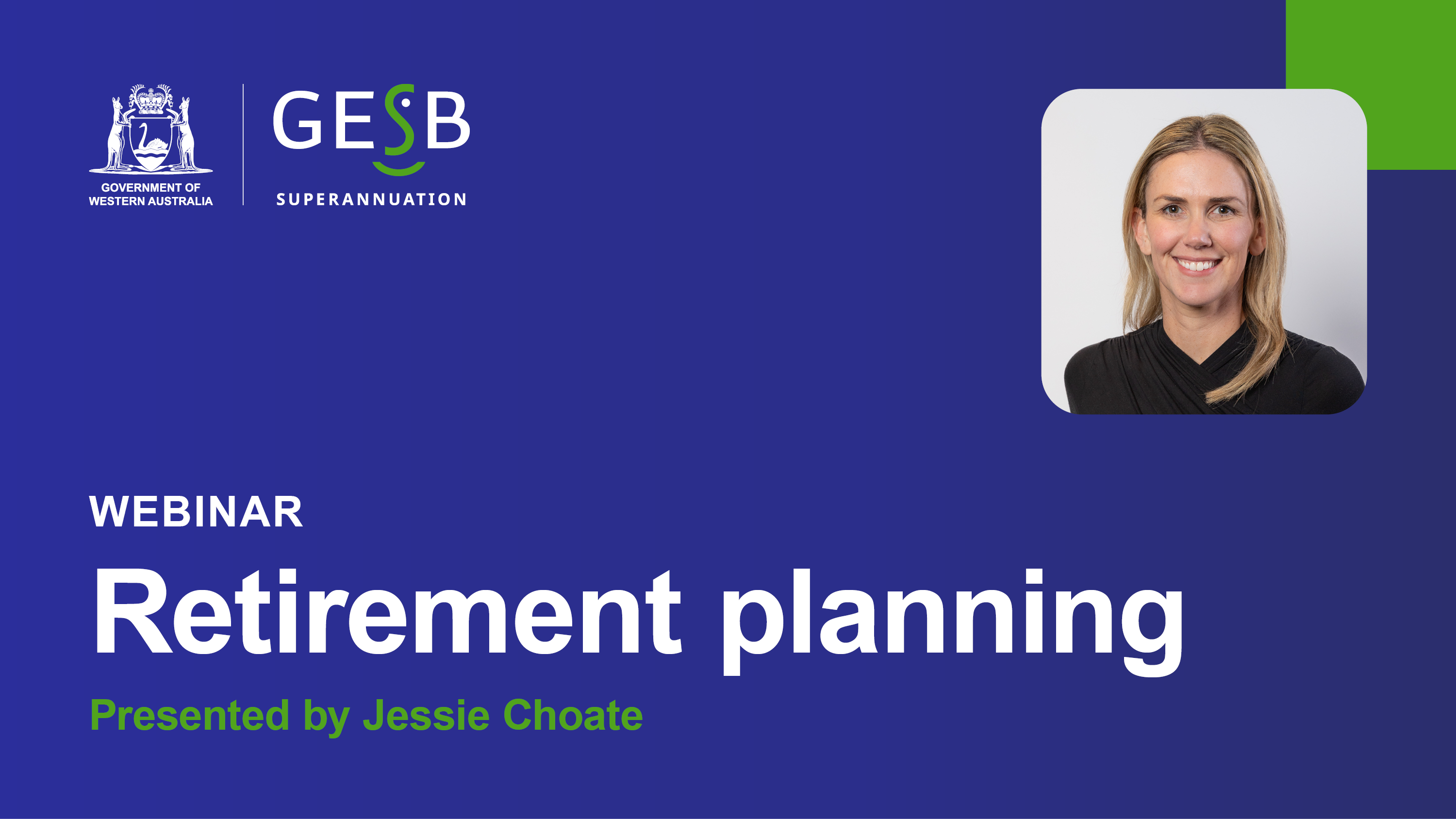 Thumbnail for the Retirement planning on demand video