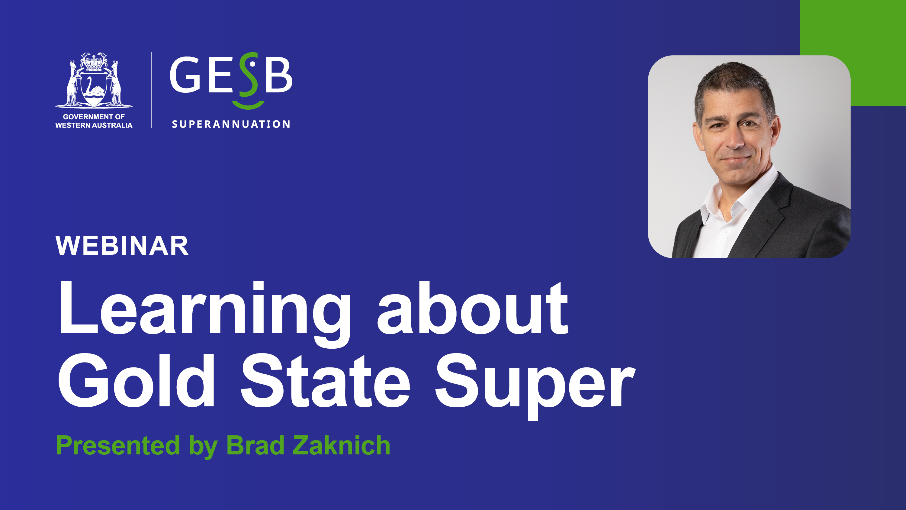 Thumbnail for the Learning about Gold State Super on demand video