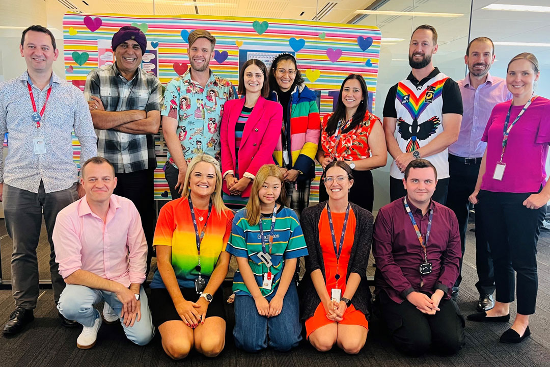 GESB’s staff celebrated the LGBTQ+ community by dressing in bright colours.