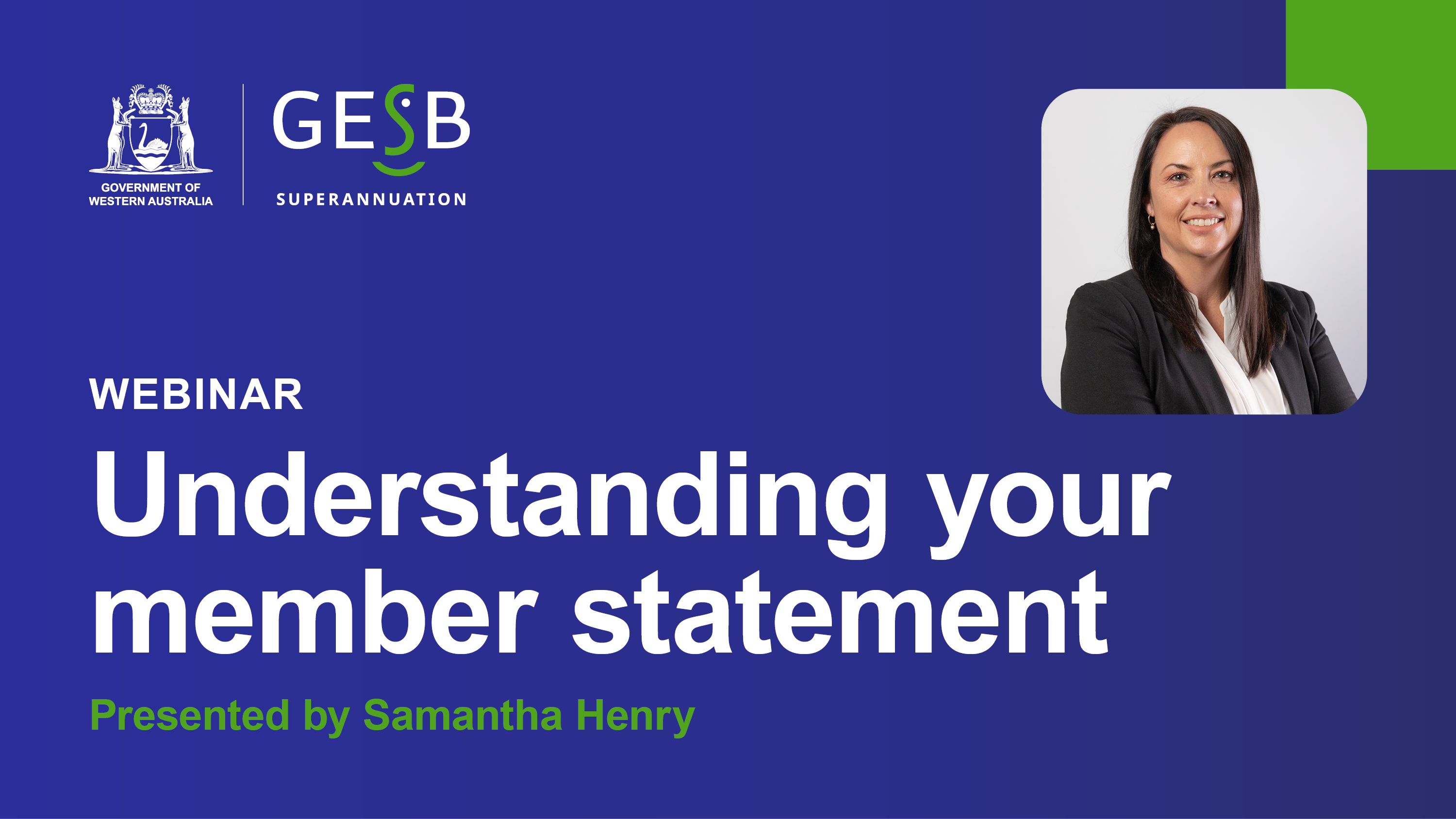 Thumbnail for the Understanding your member statement on demand video