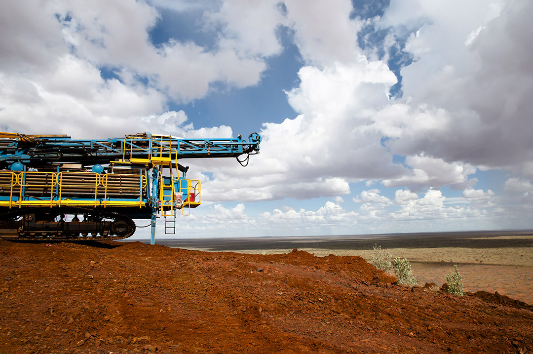Pilbara region drill rig