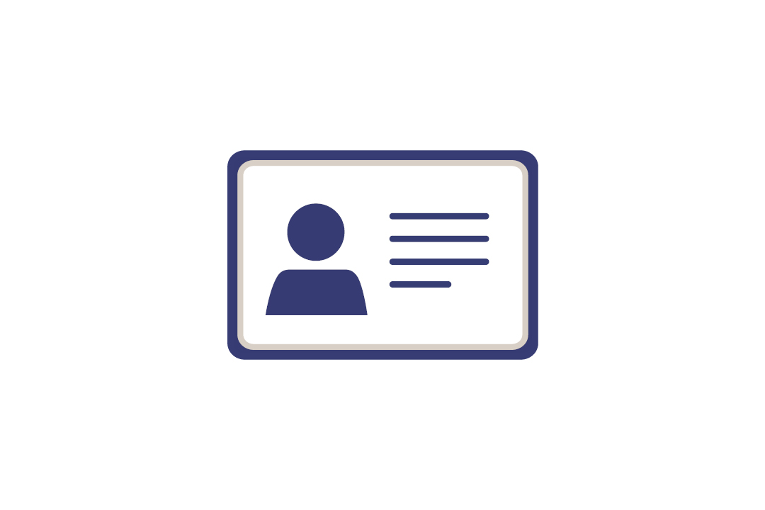 Icon representing identification
