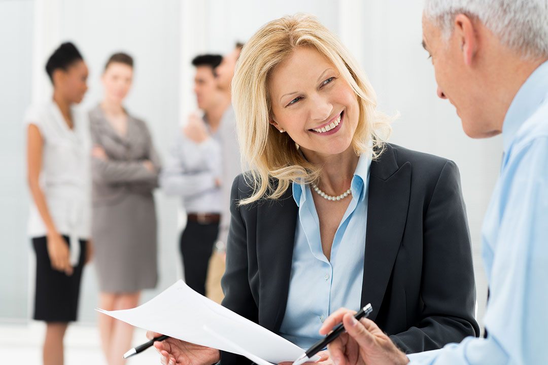 Business woman in the workplace